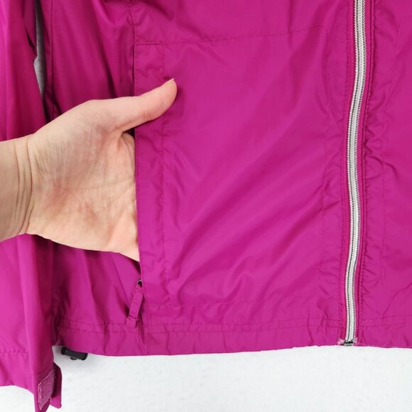 Columbia Jacket Womens Small Pink Switchback II Omni Shield Hooded Windbreaker - Picture 4 of 13